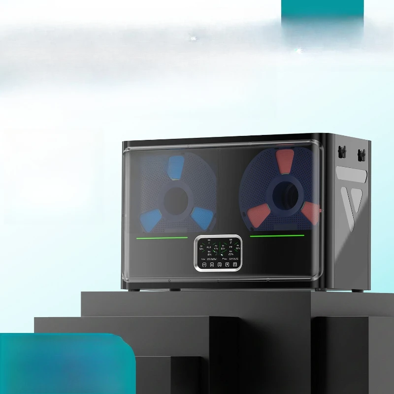 3D Printing Warehouse - 3D-Druck-Verbrauchsmaterialien-Trocknungsbox S4 Pro mit vier Rollen,