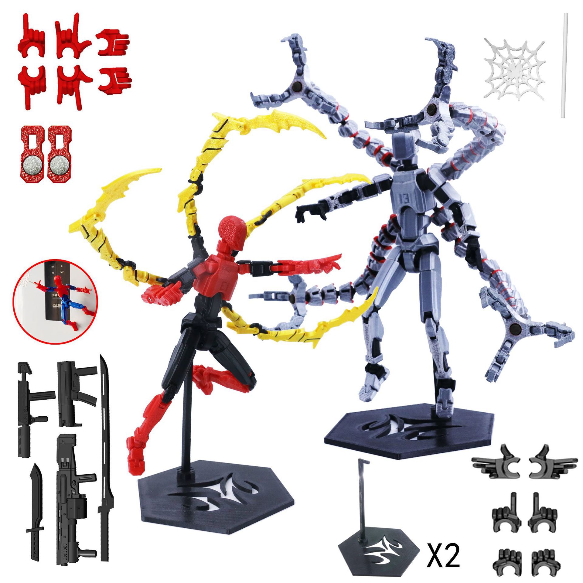 3D Printing Robot - 3D-gedrucktes Robotermodell, Spielzeug, bewegliche Gelenke, bewegliche