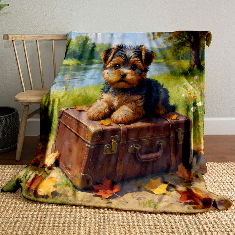 3D Printing Yorkshire - 3D-Decke mit Yorkshire-Terrier-Motiv, Schlafzimmer, Sofa, Wohnzimmer,