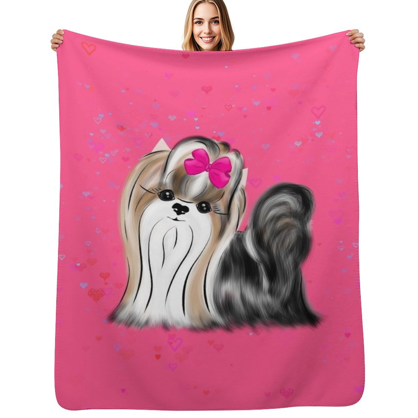 3D Printing Yorkshire - Biewer Yorkshire Terrier Kuscheldecke Plaid für