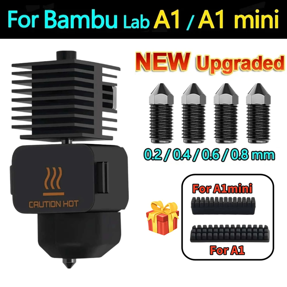 Nozzle 0.4Mm Hardened - Upgrade Hotend-Kit für Bambu Lab A1/A1