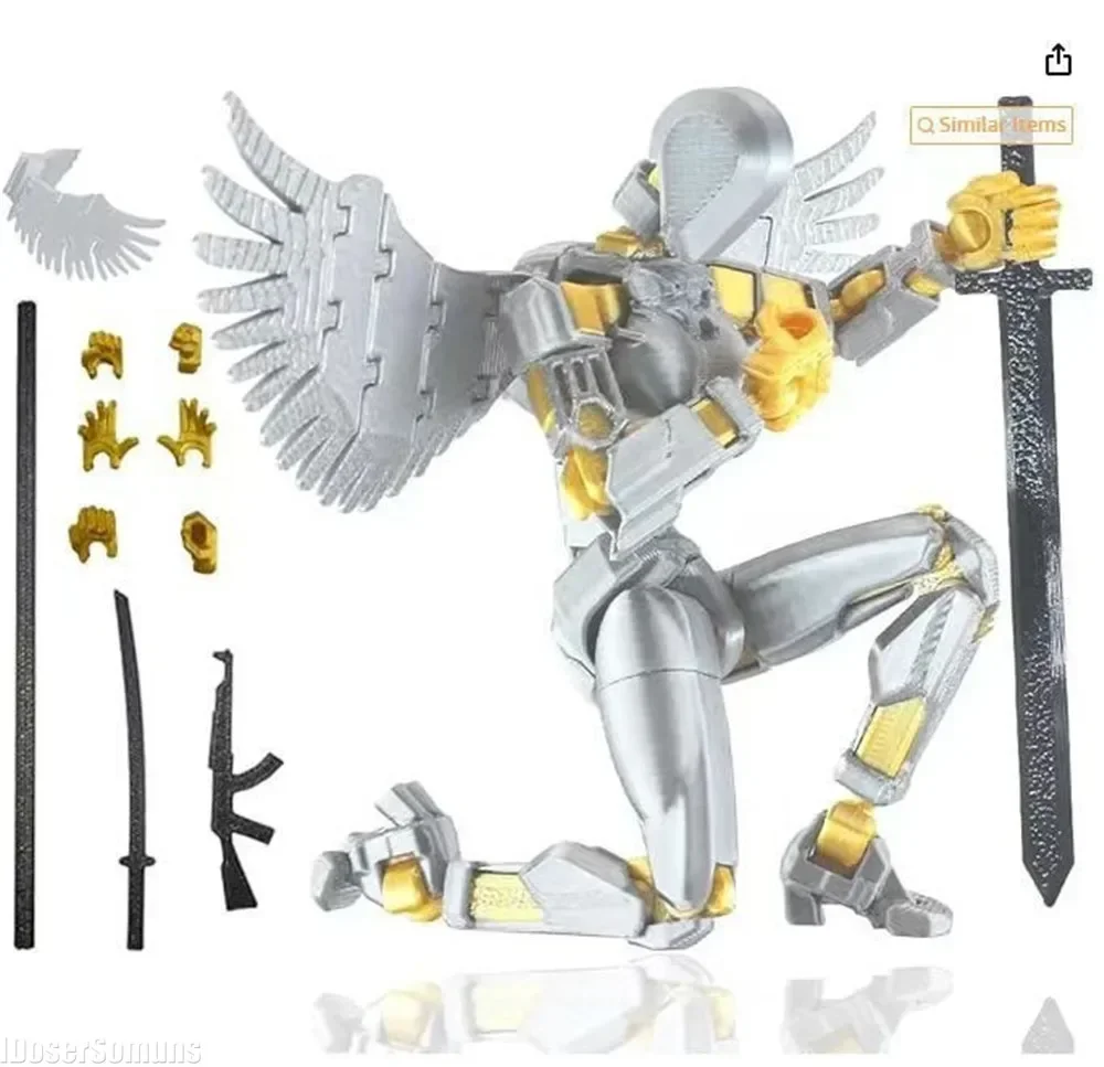 3D Printing Robot - 3D-gedruckte Spielzeuge, Actionfiguren, DIY-Schaufensterpuppe, Dekompressionsschnuller, 13
