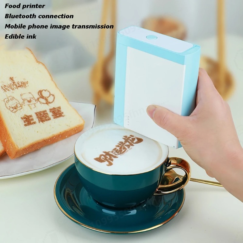 3D Printing Food - 3D-Lebensmitteldruckmaschine DIY-Stift für Kaffee-Latte-Art, Schokolade, Brot,