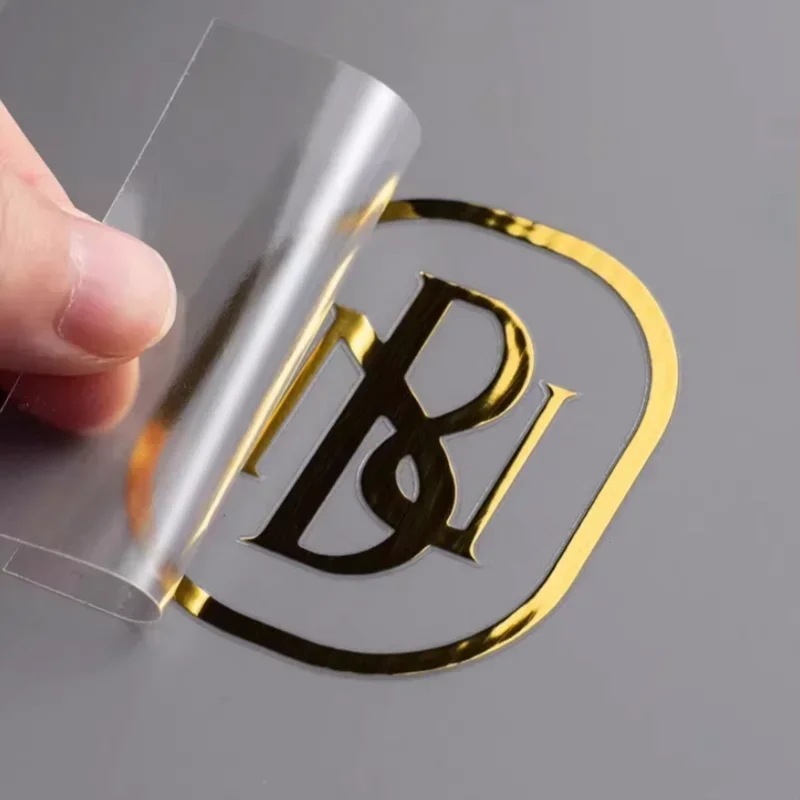3D Printing Food - 100 Stück Individuelle Transfer-3D-Aufkleber Spezielle Gold-Silber