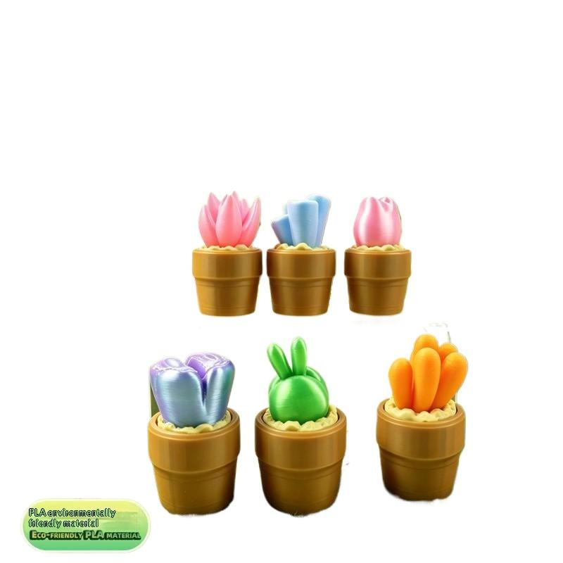 3D Printing With Pp - Mini 3D-gedruckter Pot Clicker Schlüsselanhänger –