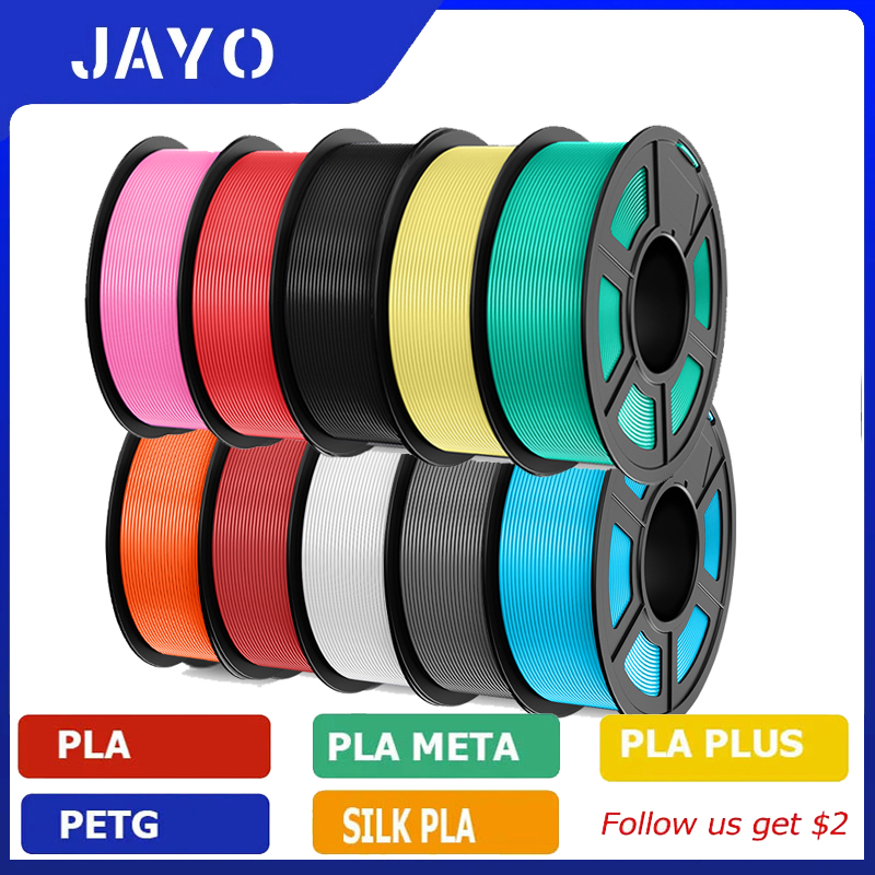 3D Printing Warehouse - JAYO 3D-Filament PLA/PETG/PLAMETA/HSPLA+ 10 Rollen 1,75mm