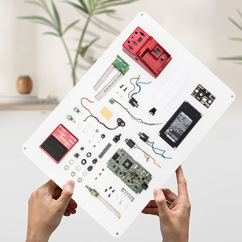 Rotes Schleifenpedal-Poster, R – 3D Printing Wall Loops Bewertung und Preis