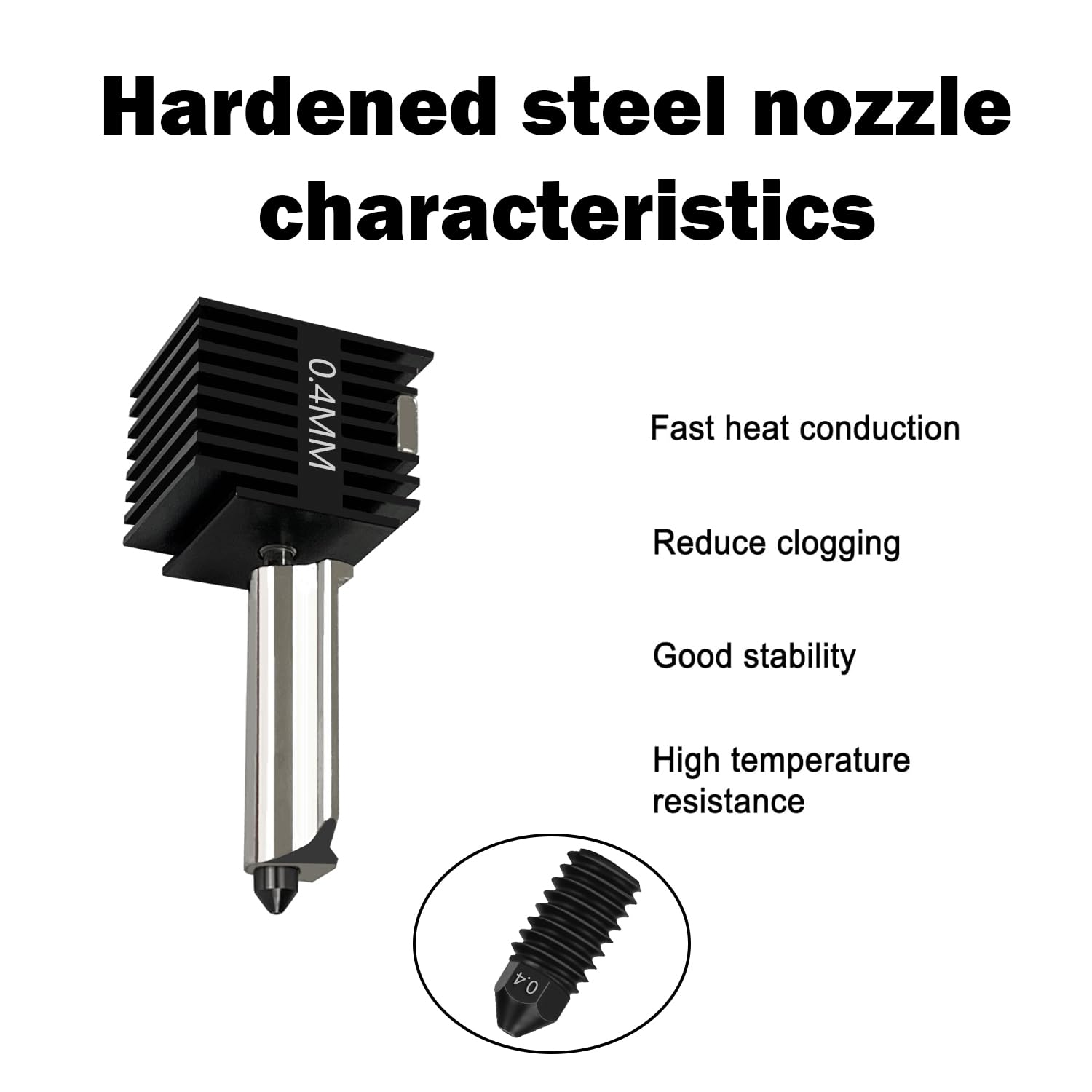 4er-Pack A1 Mini/A1 Hotend Dru – Nozzle 0.4Mm Hardened Bewertung und Preis
