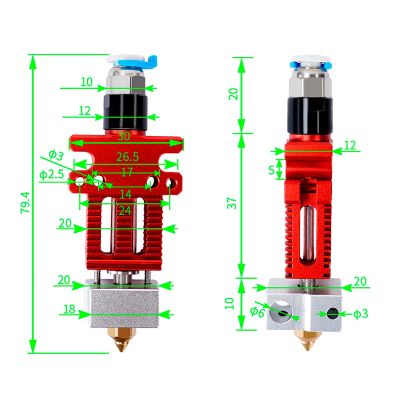 3D-Druckerteile CR6 SE J-Kopf  – 3D Printing Ender Bewertung und Preis