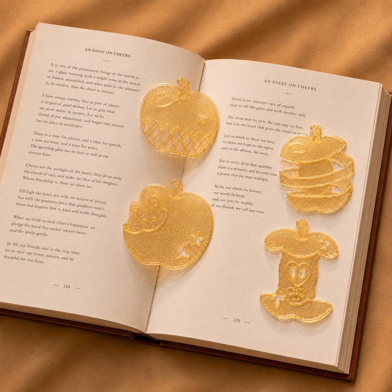 4 Stück/Set Niedliche Apfel-Le – 3D Printing Journal Bewertung und Preis