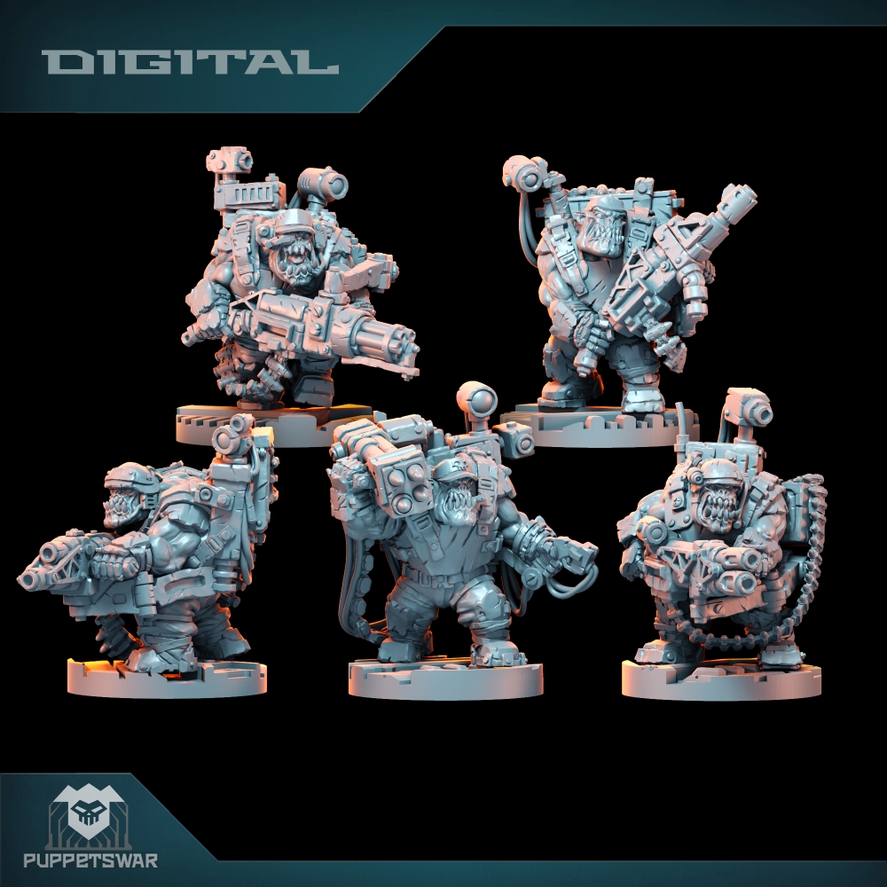 Orc Ultimate Badasses Squad, G – 3D Printing Robot Bewertung und Preis