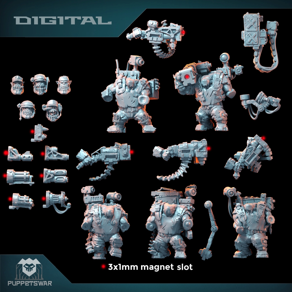 Orc Ultimate Badasses Squad, G – 3D Printing Robot Bewertung und Preis