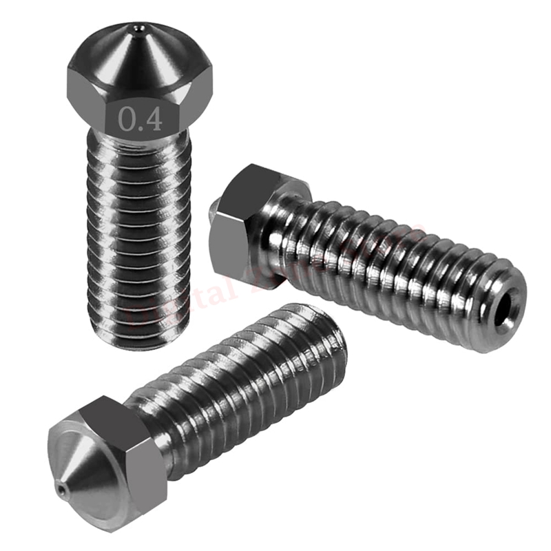 10 stücke v6 gehärteter Stahl  – Nozzle 0.4Mm Hardened Bewertung und Preis