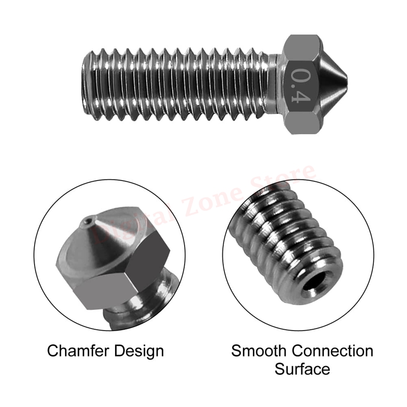 10 stücke v6 gehärteter Stahl  – Nozzle 0.4Mm Hardened Bewertung und Preis