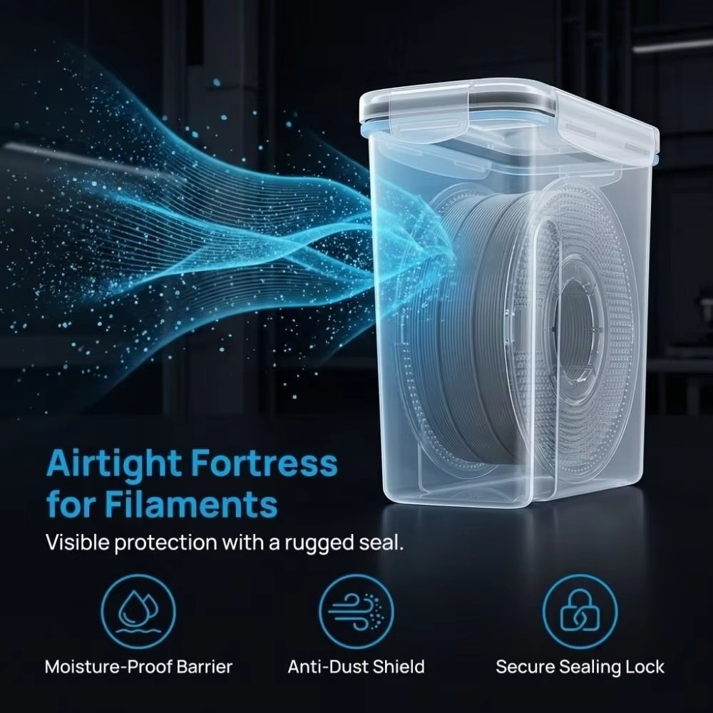 Transparenter Filamentbehälter – 3D Printing With Pp Bewertung und Preis