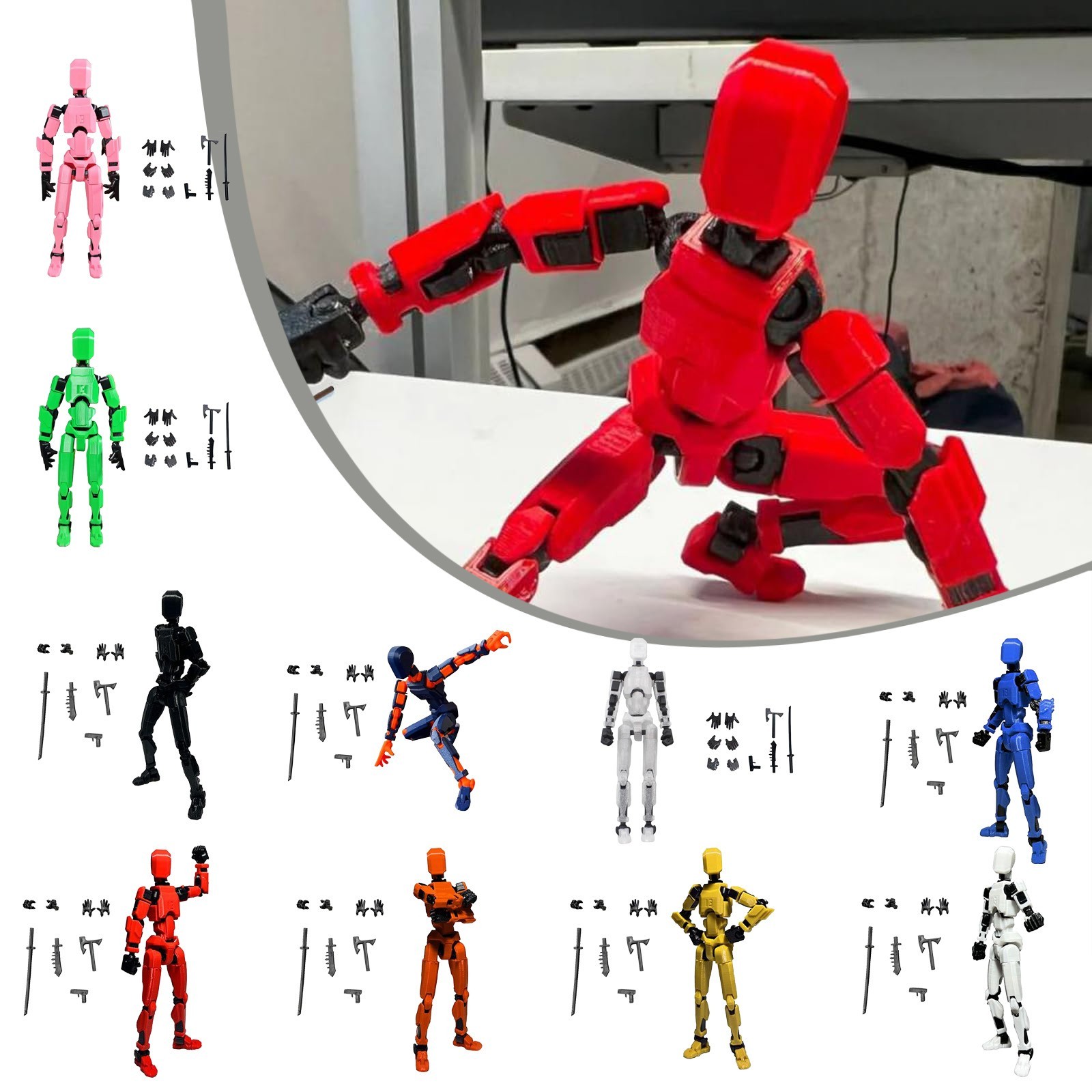 Titan 13 Mit Flügeln Figur Spi – 3D Printing Robot Bewertung und Preis