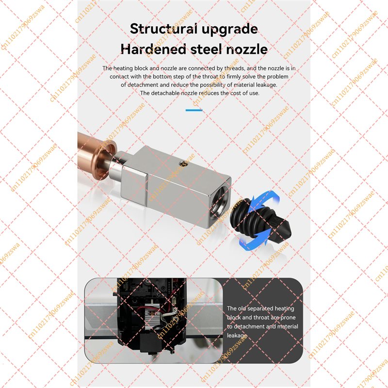 Gehärteter Stahl Hotend-Kit 0, – Nozzle 0.4Mm Hardened Bewertung und Preis