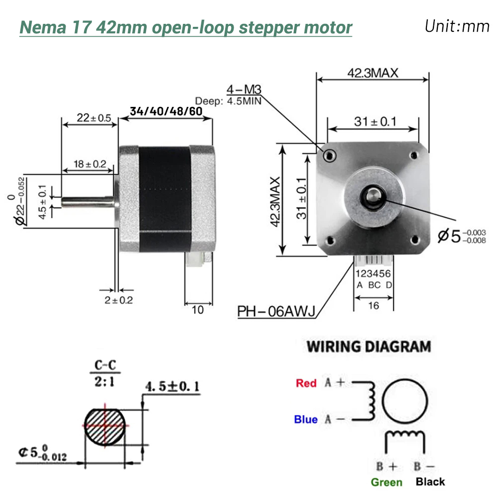 Nema17 Schrittmotor 42 Motor 4 – 3D Printing Robot Bewertung und Preis