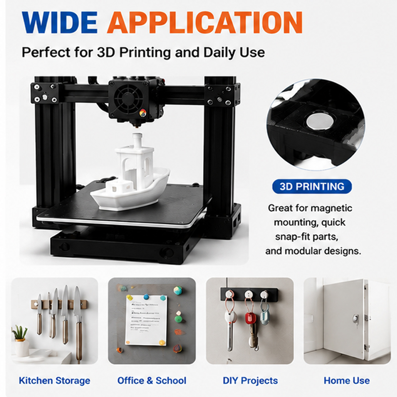200 Stück/Box 3D-Druck-Magnet- – 3D Printing Process Bewertung und Preis